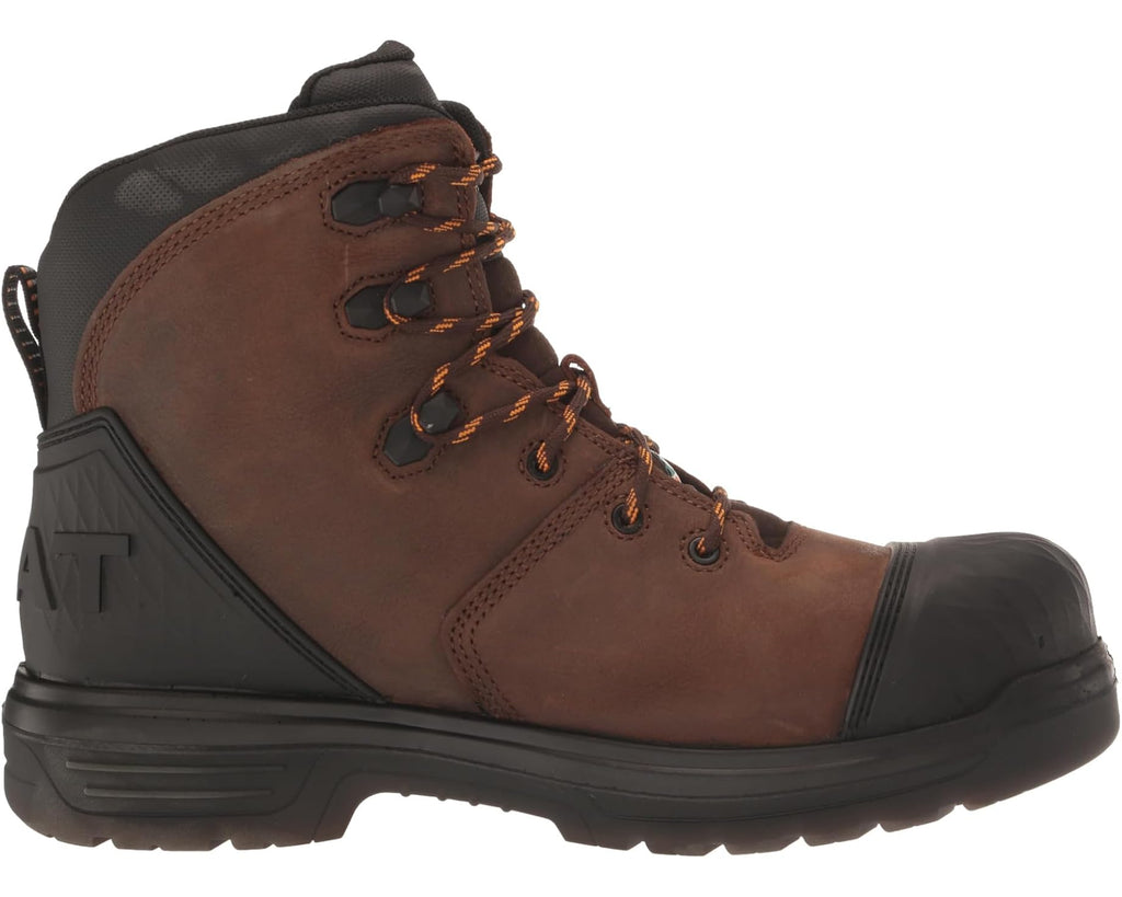 Men's Ariat Turbo Outlaw 6 CSA Waterproof Carbon Toe Work Boots Rich Brown
