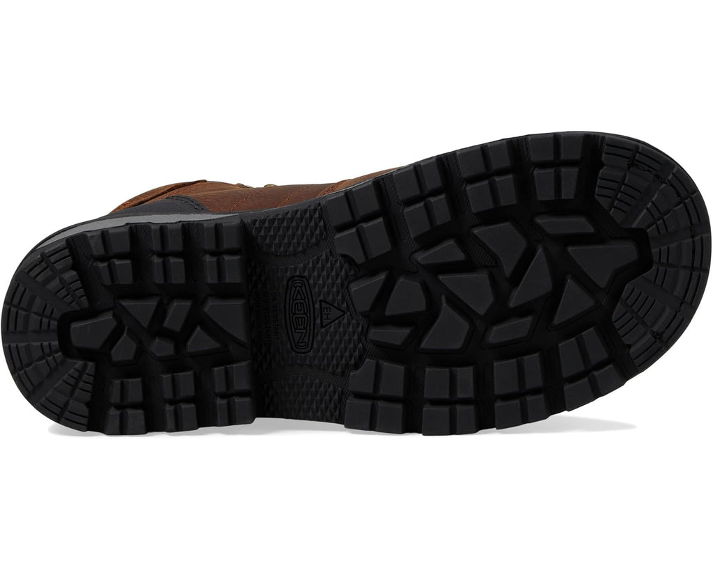 Men's KEEN Utility Camden 8 Waterproof 600G (Comp Toe) Leather Brown/Black
