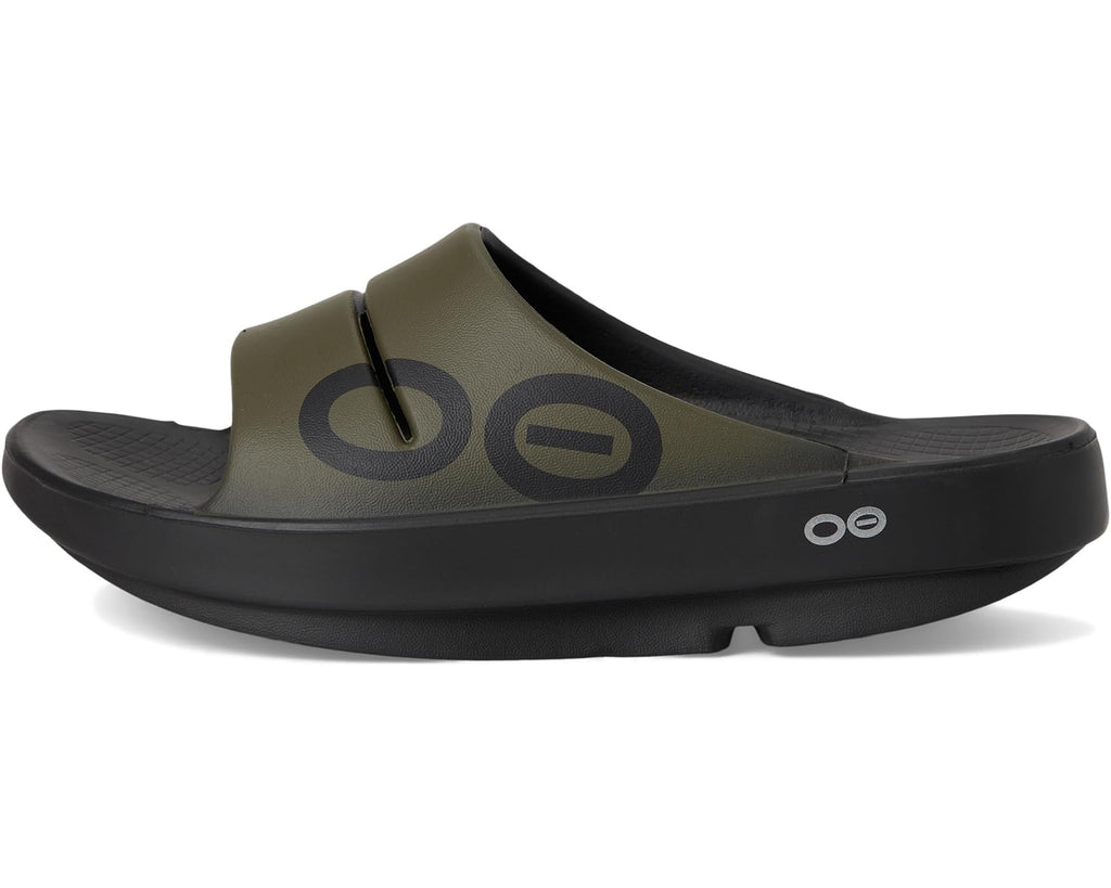 Unisex OOFOS OOahh Sport Sandal Tactical Green