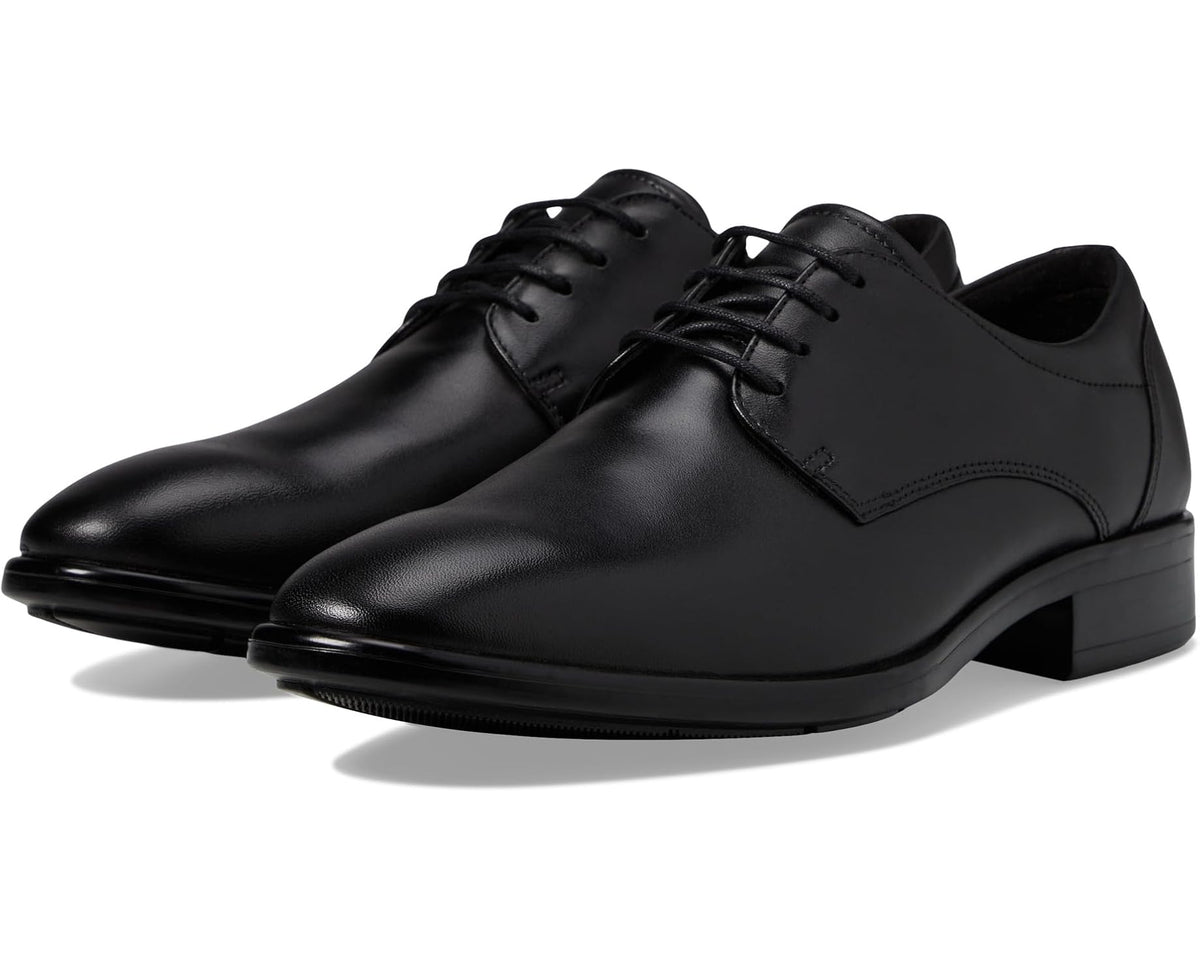 Men's ECCO Citytray Plain Toe Tie Black