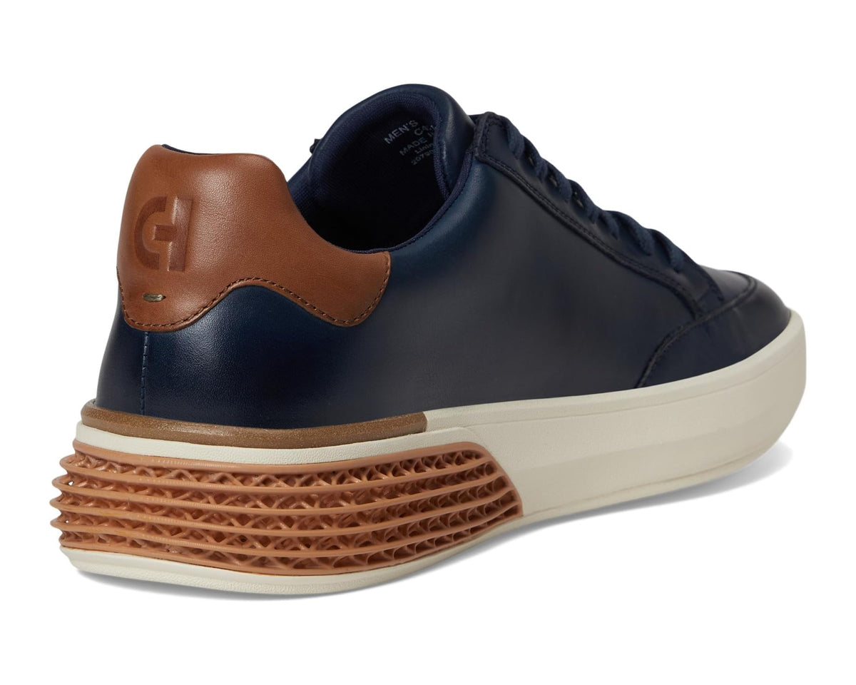 Men's Cole Haan Grandpro Halfcourt Skyweave Sneakers Navy Blazer/British Tan/Ivory