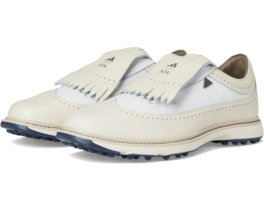 Men's adidas Golf MC87 BOA Spikeless Golf Shoes Off White/Footwear White/Collegiate Navy