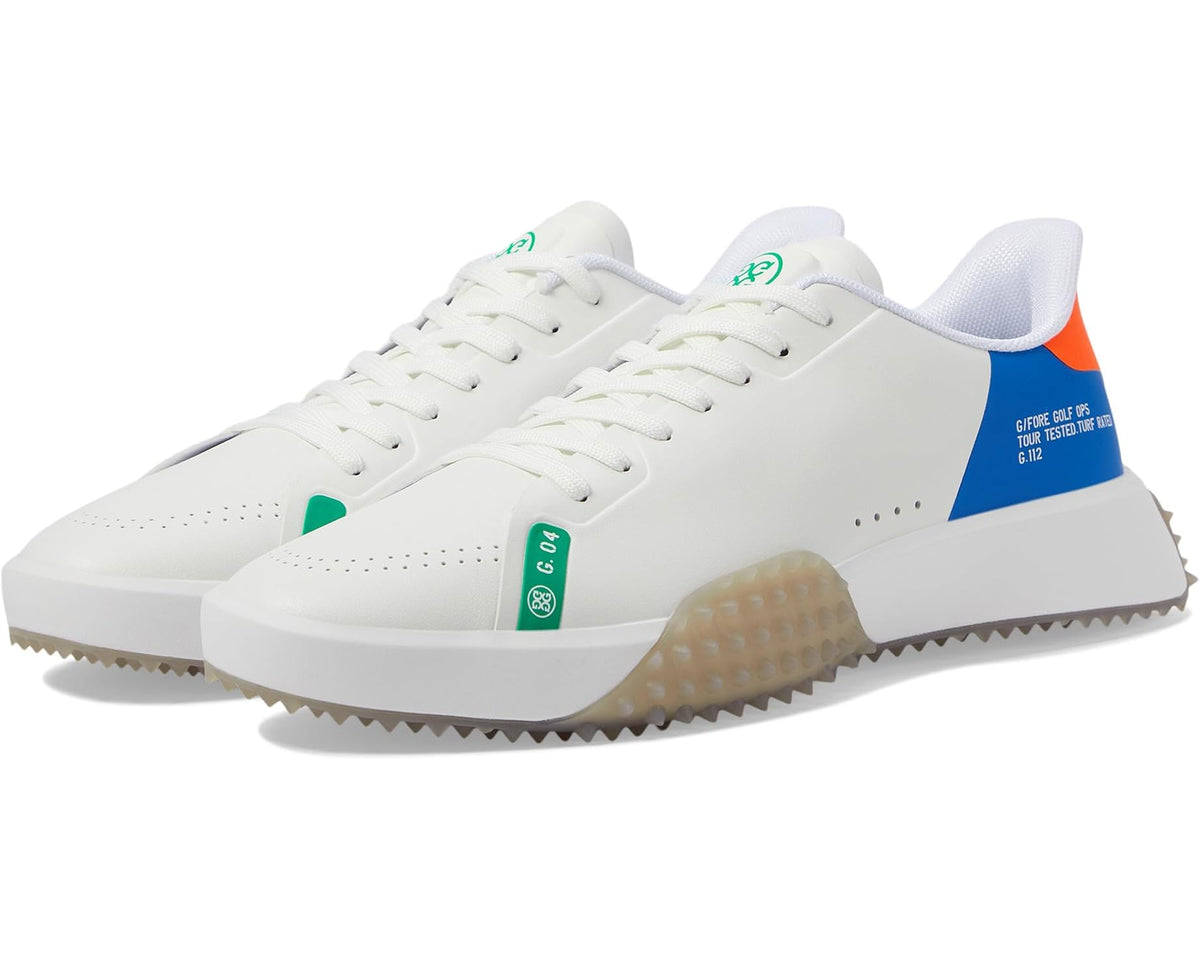 Men's GFORE G.112 P.U. Leather Colour Block Golf Shoes Snow