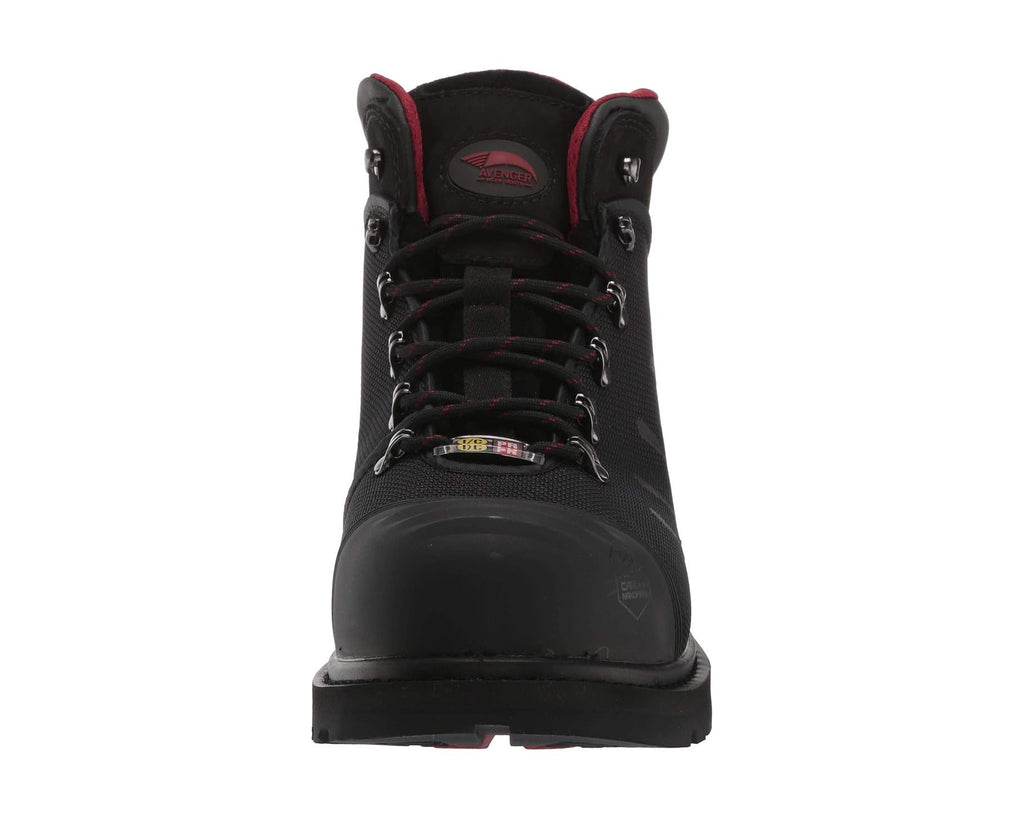 Men's Avenger Work Boots Hammer CT Black