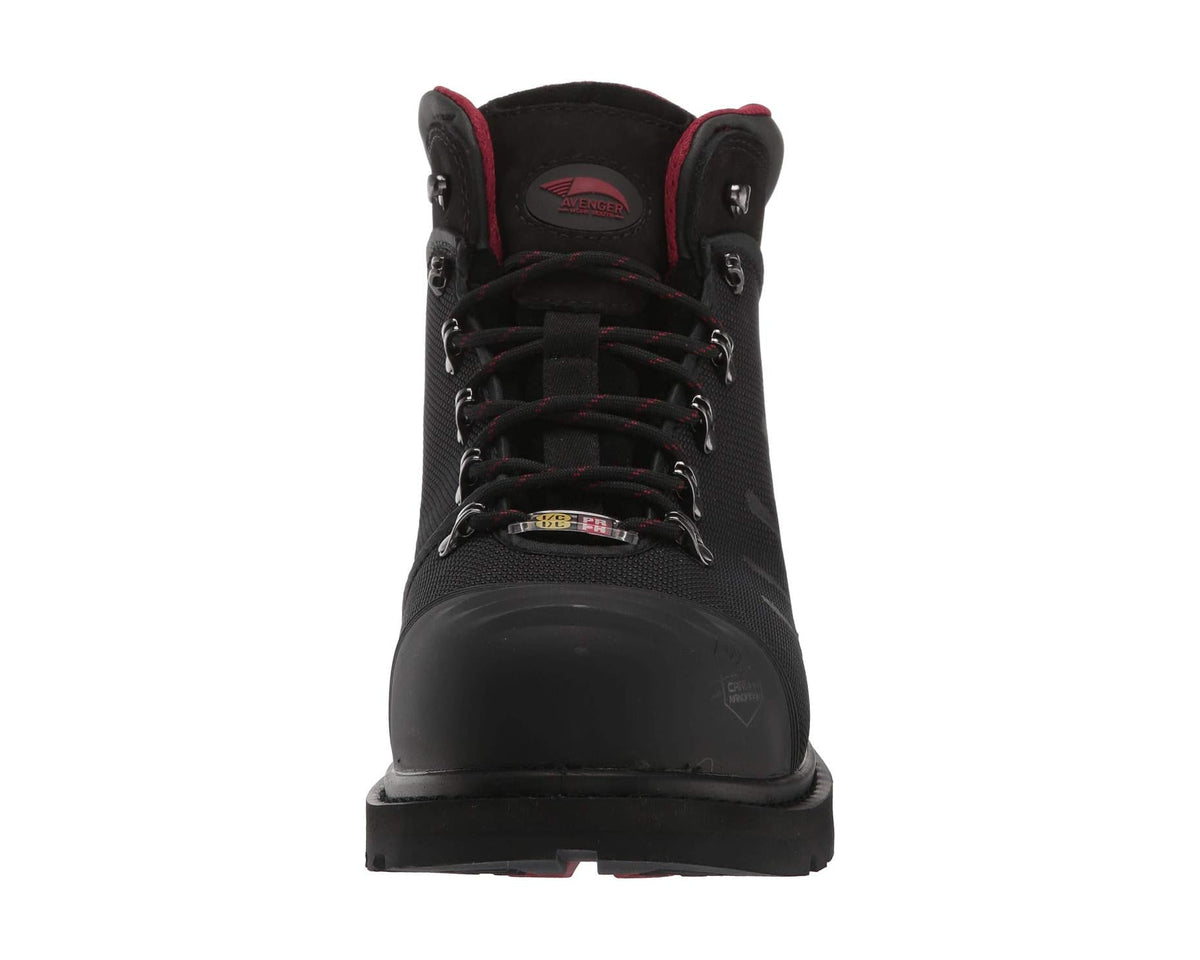 Men's Avenger Work Boots Hammer CT Black