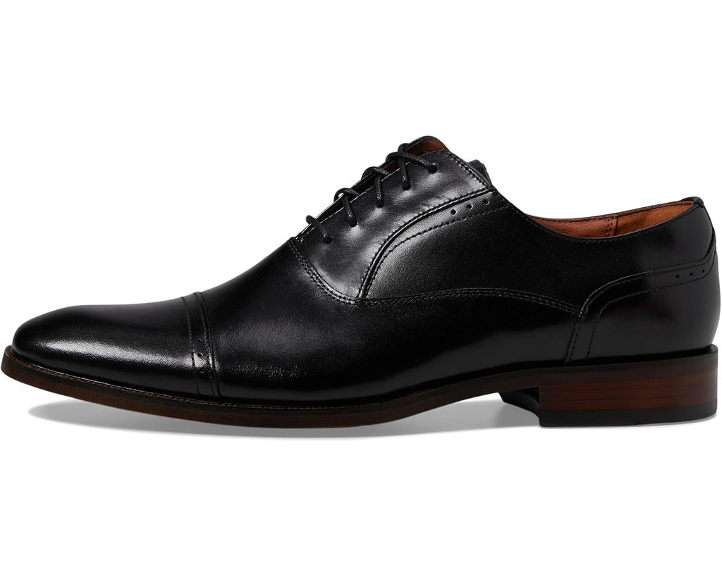 Men's Florsheim Sorrento Cap Toe Oxford Black Smooth