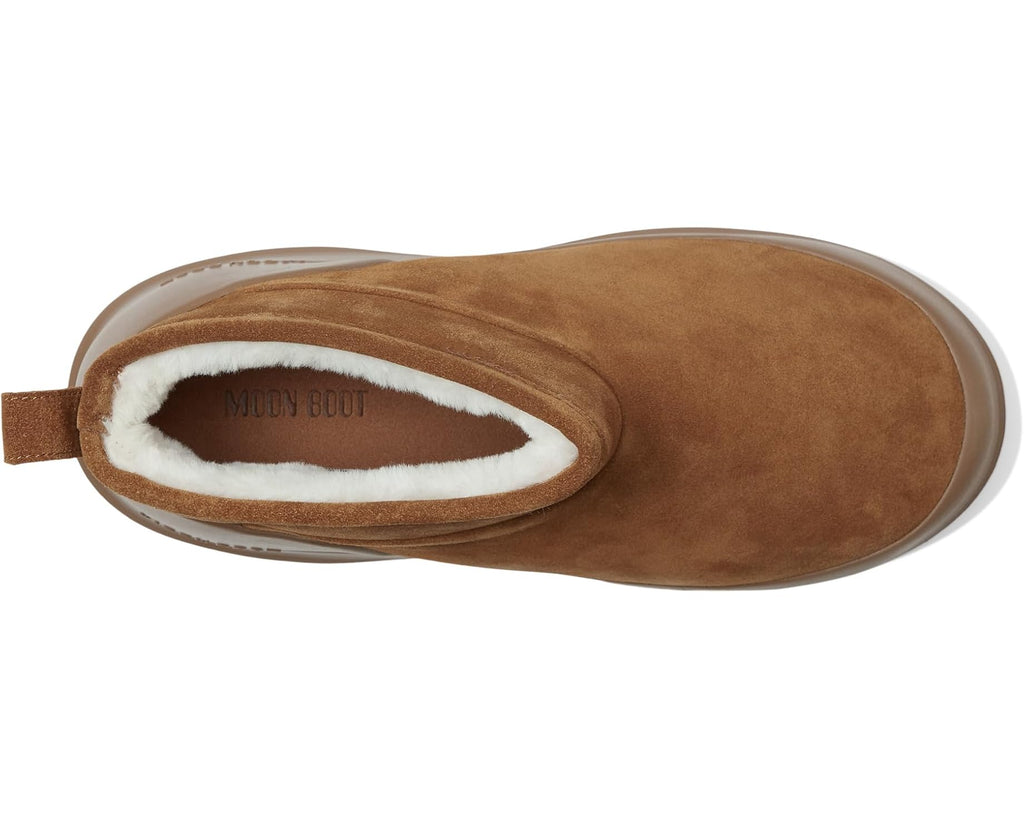 Unisex MOON BOOT Luna Low Boot Suede Cognac