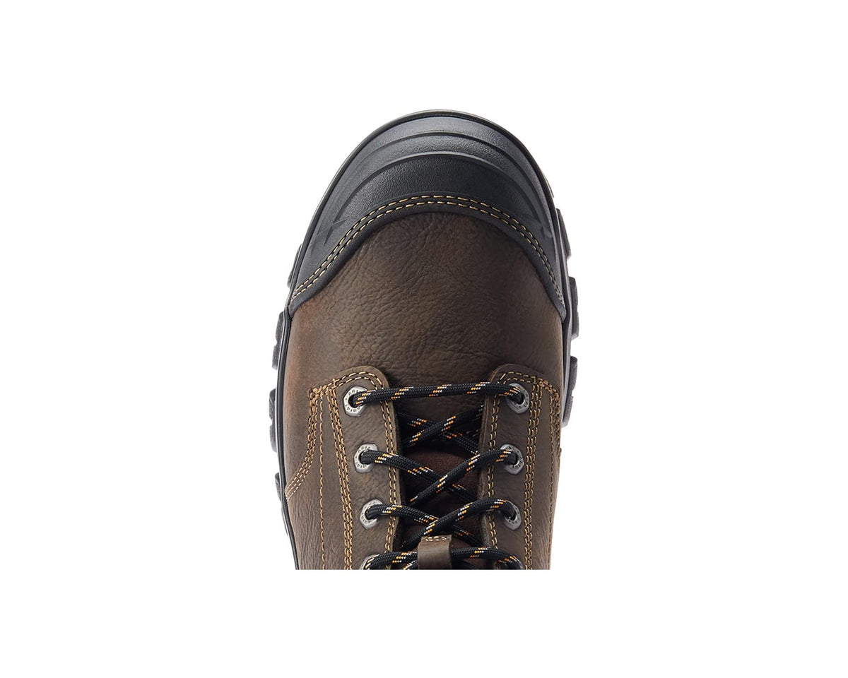 Men's Ariat Treadfast 8 Waterproof Work Boots Dark Brown