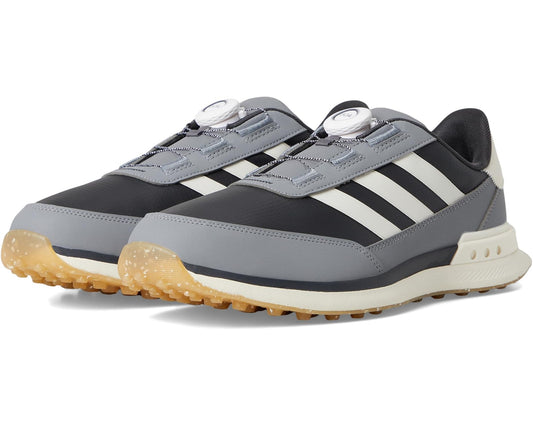 Men's adidas Golf S2G 24 BOA Spikeless Golf Shoes Carbon/Chalk White/Grey Three