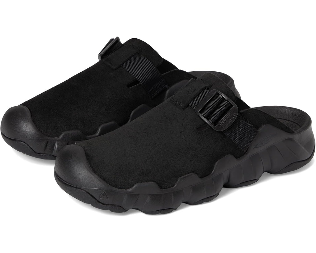 Men's KEEN Hyperport Clog Leather Black/Black
