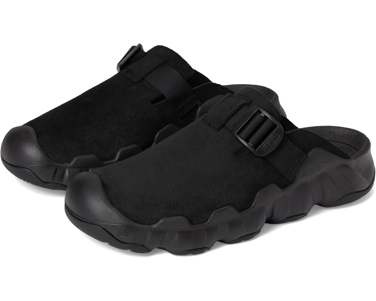 Men's KEEN Hyperport Clog Leather Black/Black