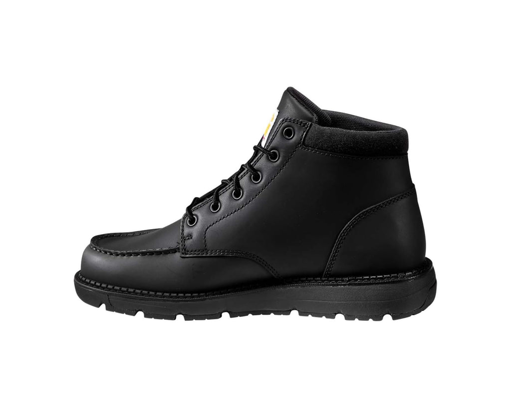 Men's Carhartt Millbrook 5 Moc Soft Toe Wedge Boot Black/Black