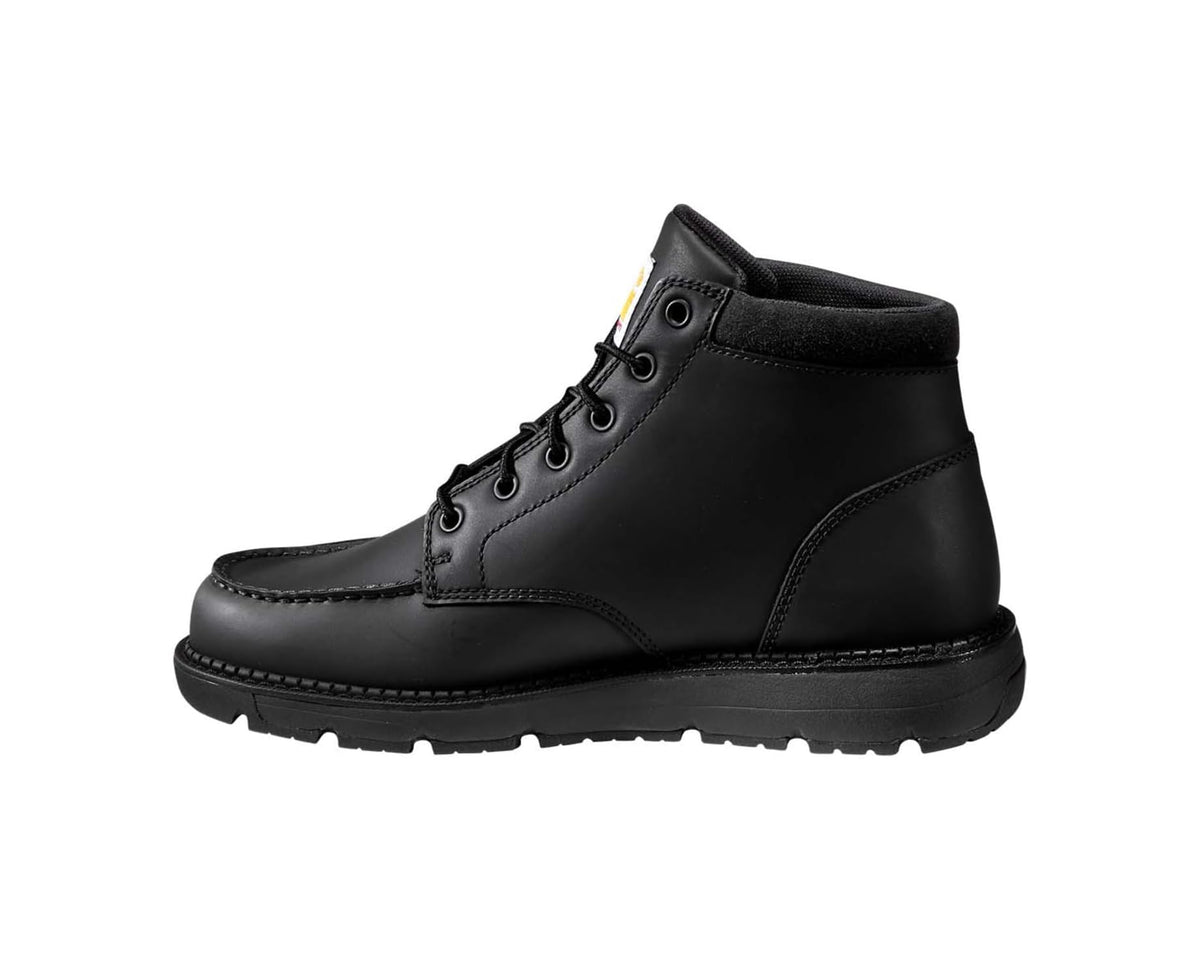 Men's Carhartt Millbrook 5 Moc Soft Toe Wedge Boot Black/Black