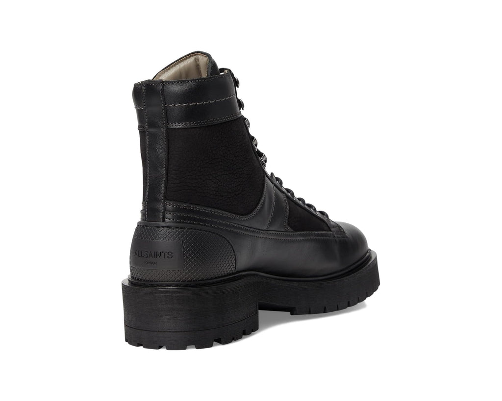 Men's AllSaints Hank Combat Boots Black