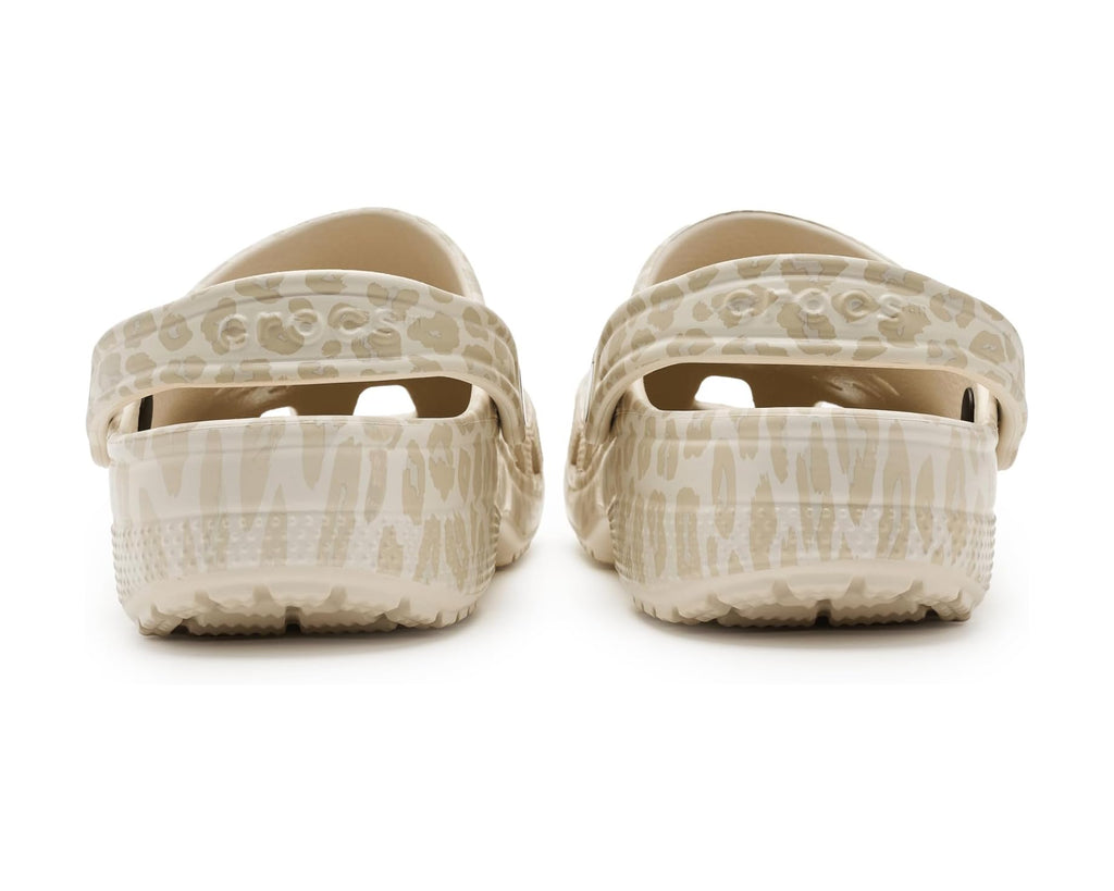 Unisex Crocs Classic Clog - Seasonal Graphic Almond Tint/Leopard