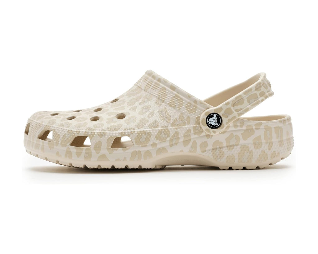 Unisex Crocs Classic Clog - Seasonal Graphic Almond Tint/Leopard