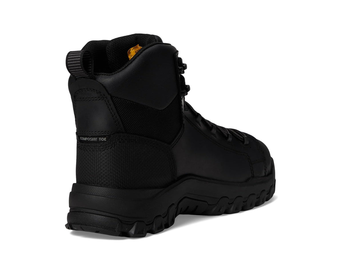 Men's Caterpillar Threshold Rebound Waterproof Non Metallic Composite Toe Black