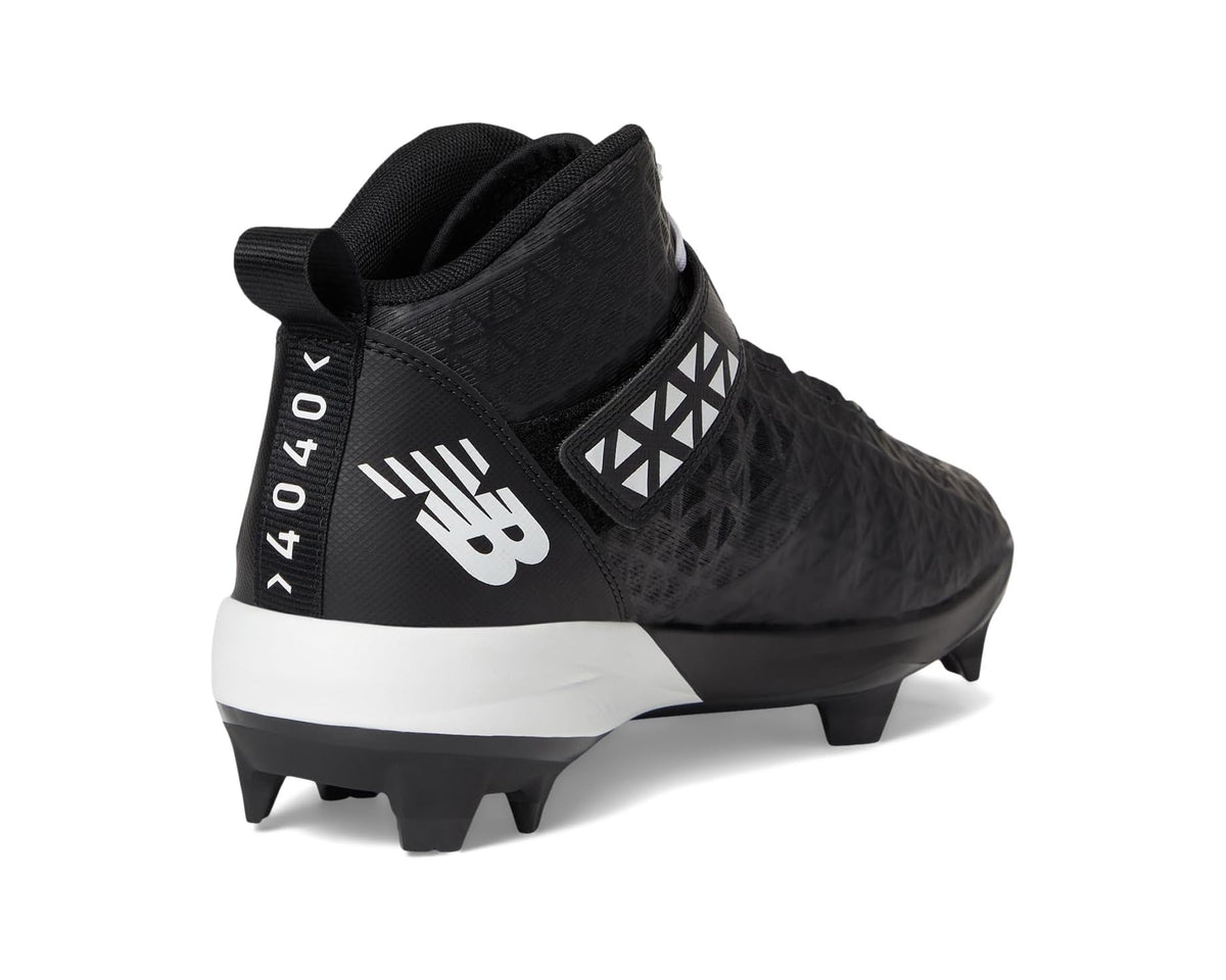 Men's New Balance Fuelcell 4040 V8 Mid-molded Baseball Cleats Black/White