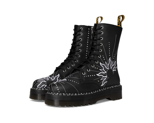Unisex Dr. Martens Jadon Hi Solar Flare Black