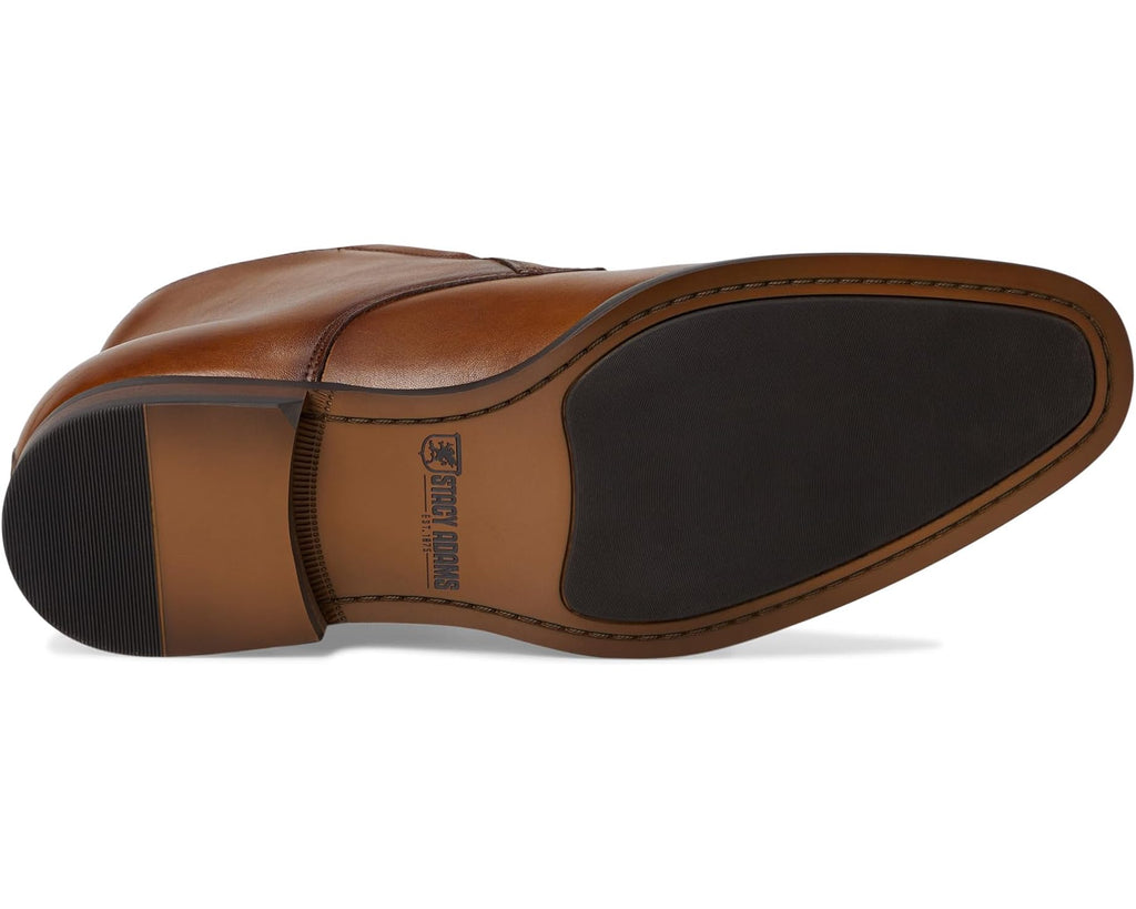 Men's Stacy Adams Kaius Double Monk Strap Boots Cognac
