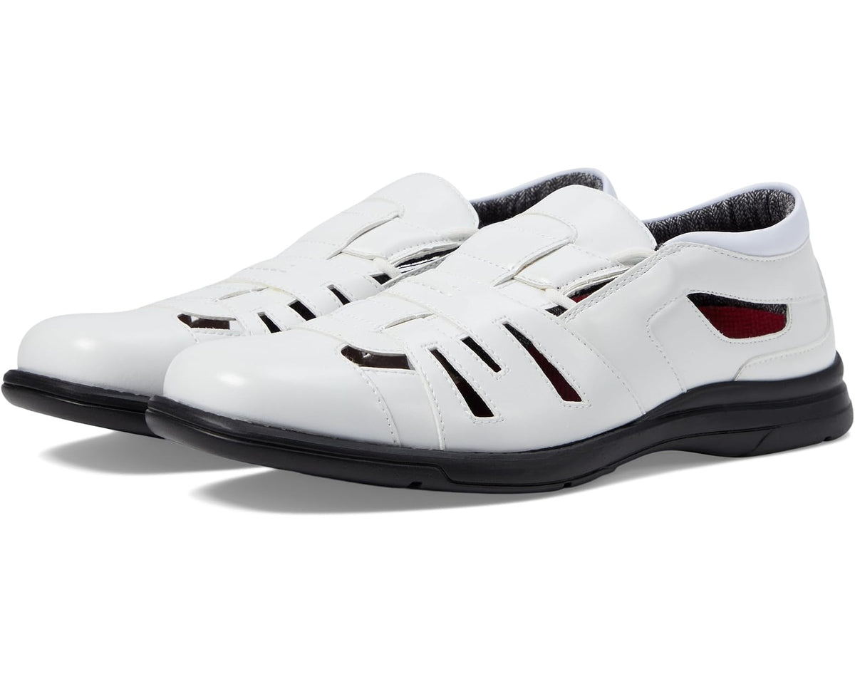 Men's Stacy Adams Scobel Fisherman Sandal White