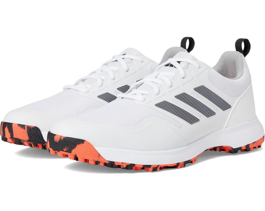 Men's adidas Golf Tech Response 3 Spikeless Golf Shoes Footwear White/Core Black/Grey Two