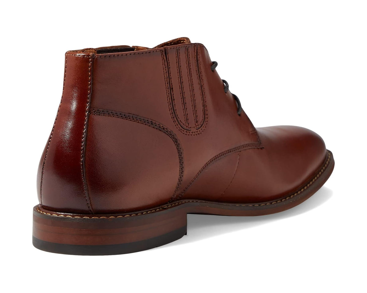 Men's Stacy Adams Maxwell Plain Toe Demi Boot Cognac