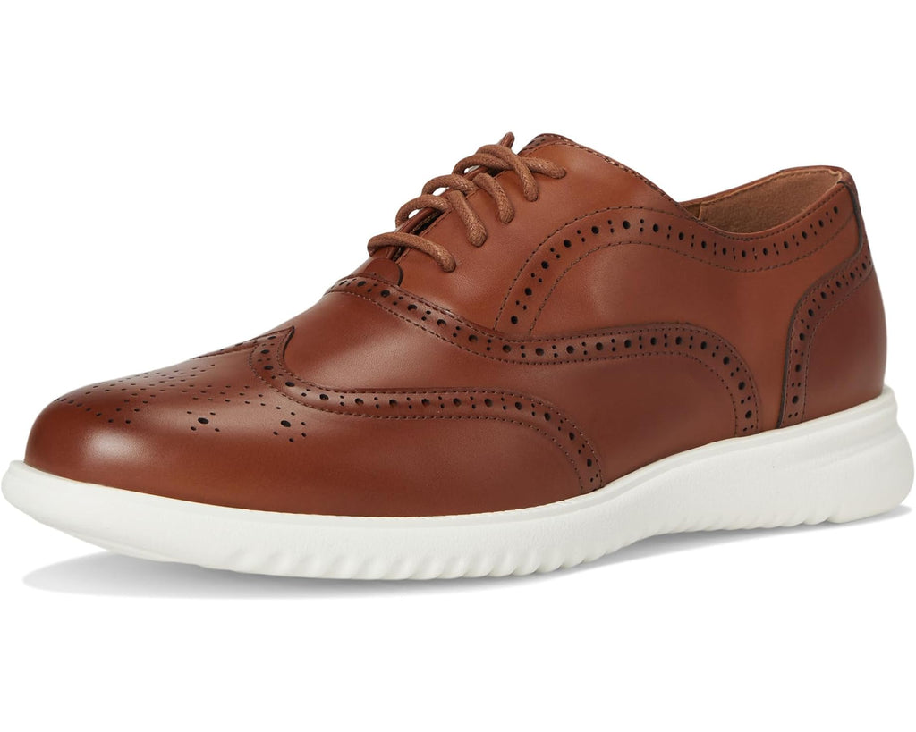 Men's Kenneth Cole Nio Wing Lace Up Oxford Medium Brown Leather