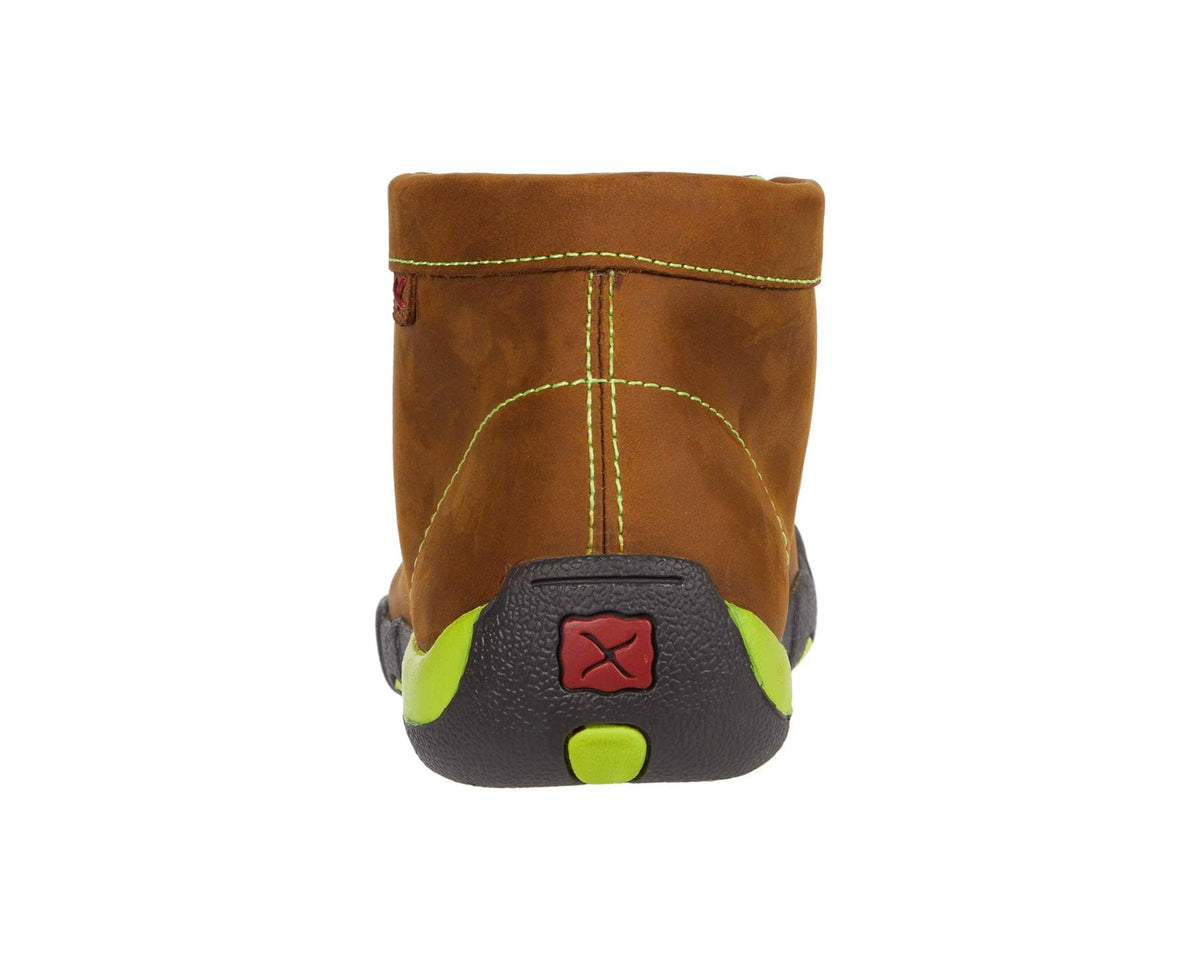 Men's Twisted X Work MDMST02 Distressed Saddle/Neon Yellow