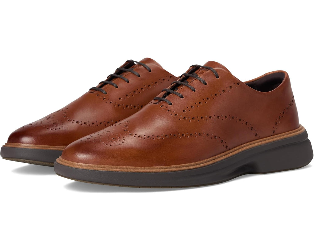 Men's Cole Haan Originalgrand Cityspectre Wingtip Oxfords British Tan/Natural/Java