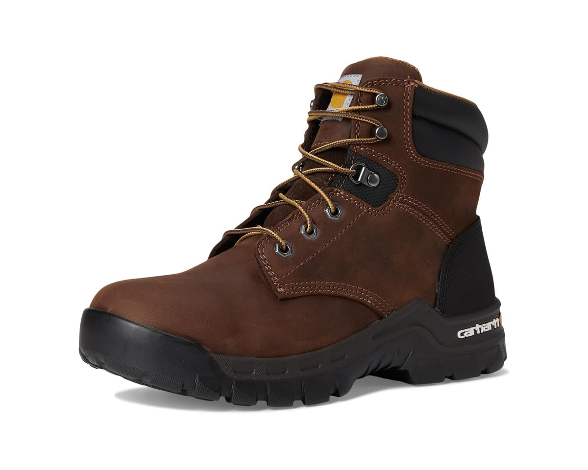 Men's Carhartt 6 Rugged Flex Soft Toe Work Boots Brown