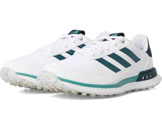 Men's adidas Golf S2G 24 Spikeless Golf Shoes Footwear White/Aurora Ivory/Preloved Teal