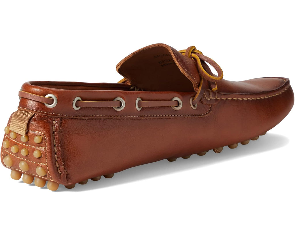 Men's johnnie-O Leather Getaway Driver Cognac