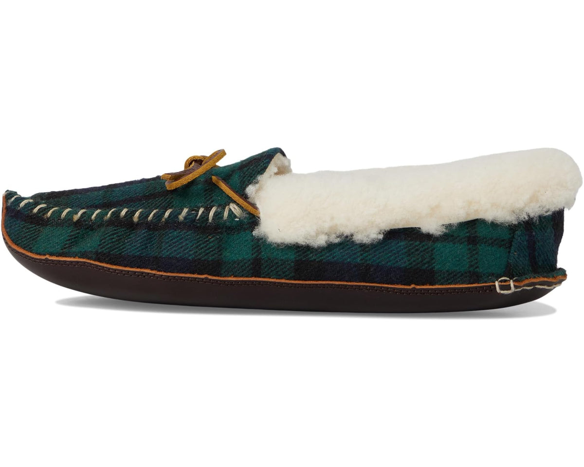 Unisex Polo Ralph Lauren Yarmond Slipper Blackwatch Plaid/Brown