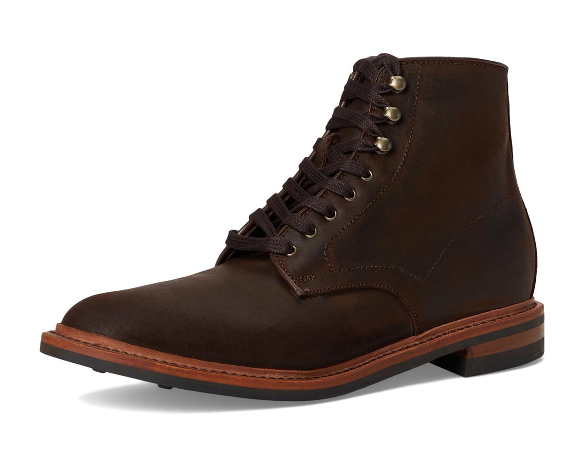 Men's Allen Edmonds Higgins Mill Lace-Up Brown Waxed Suede