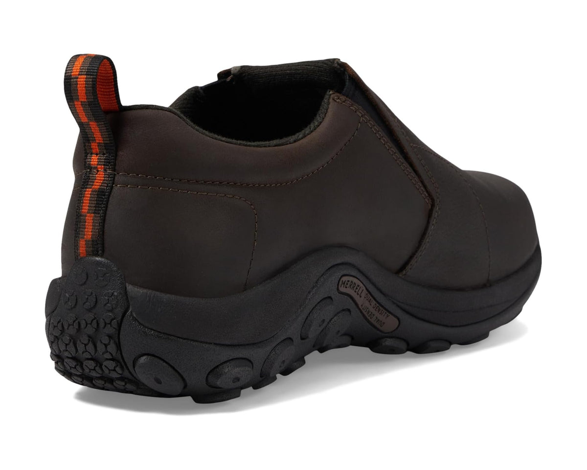 Men's Merrell Work Jungle Moc Leather Slip Resistant Espresso