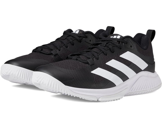 Men's adidas Court Team Bounce 2.0 Volleyball Shoes Black/White/Black