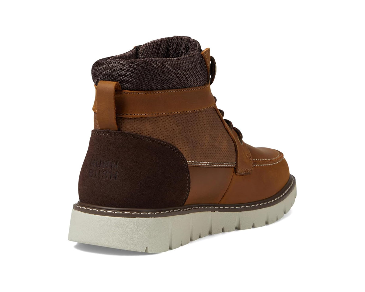 Men's Nunn Bush Karnak Moc Toe Boots Lightweight Comfortable Chukka Tan
