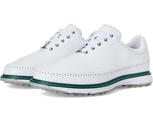 Unisex adidas Golf MC80 Spikeless Golf Shoes Footwear White/Silvermet/Collgreen