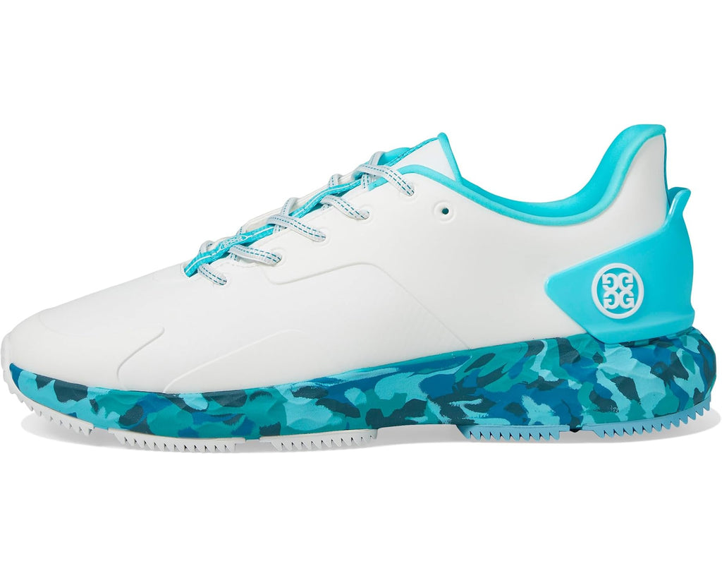 Men's GFORE MG4+ T.P.U. Camo Golf Shoes Snow/Sardinia