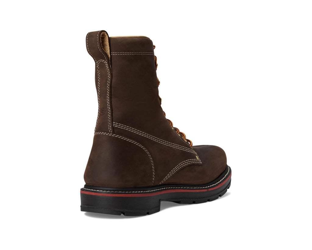 Men's KEEN Utility Liberty 8 Waterproof 90° Heel Boots (Carbon Toe) Coffee Bean/Black