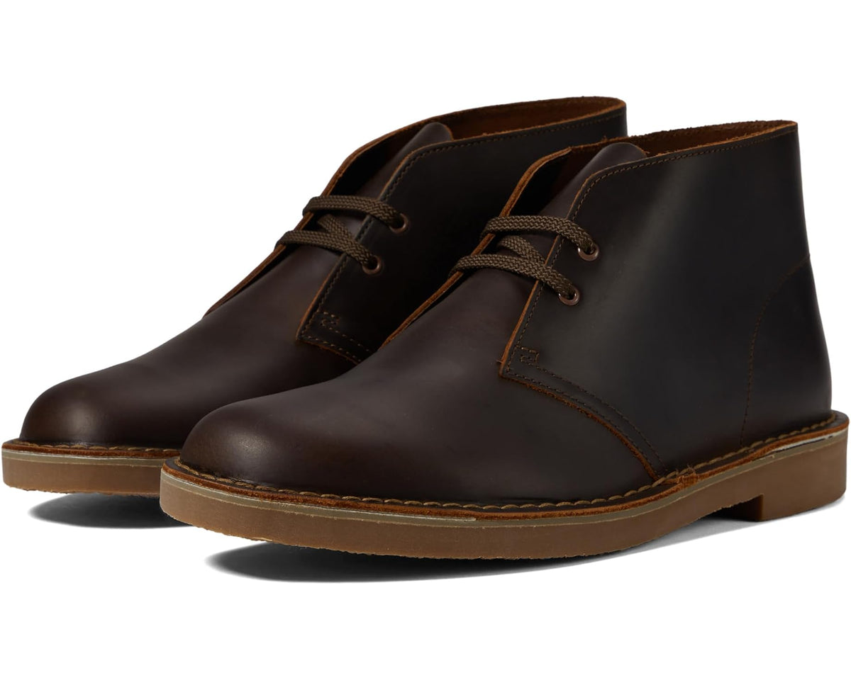 Men's Clarks Bushacre 3 Dark Brown Leather