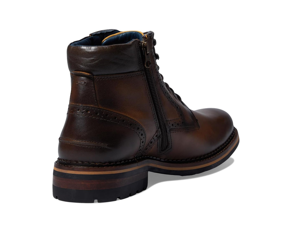 Men's Johnston & Murphy Connelly Plain Toe Boots Tan Full Grain