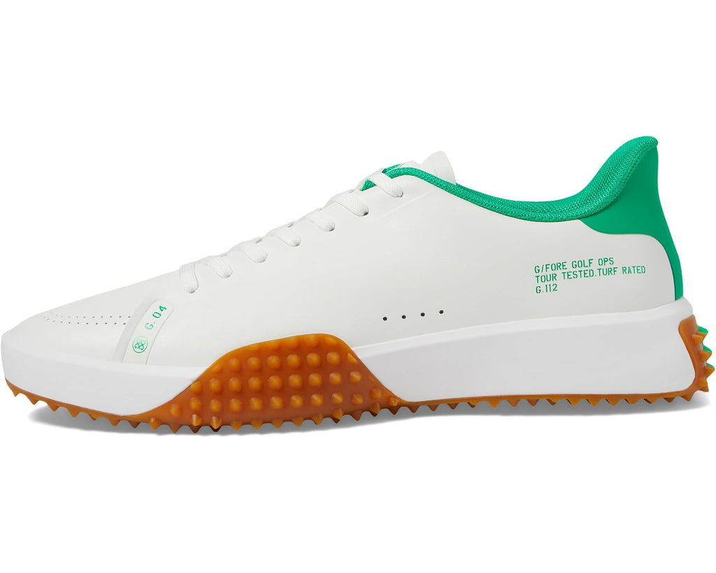 Men's GFORE G.112 P.U. Leather Golf Shoes Snow/Toast