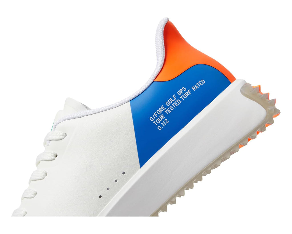 Men's GFORE G.112 P.U. Leather Colour Block Golf Shoes Snow