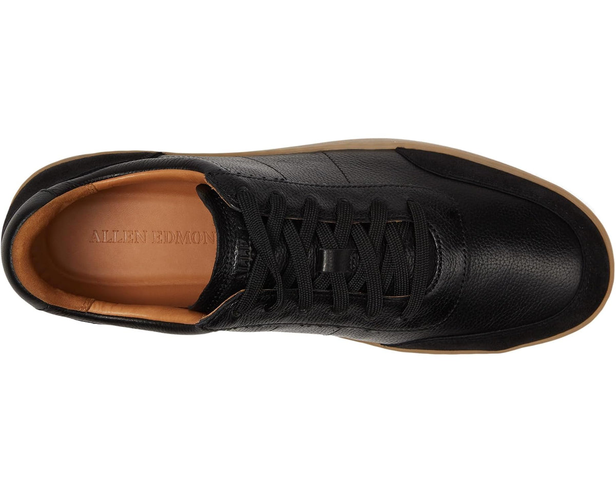 Men's Allen Edmonds Liam U Throats Black Leather