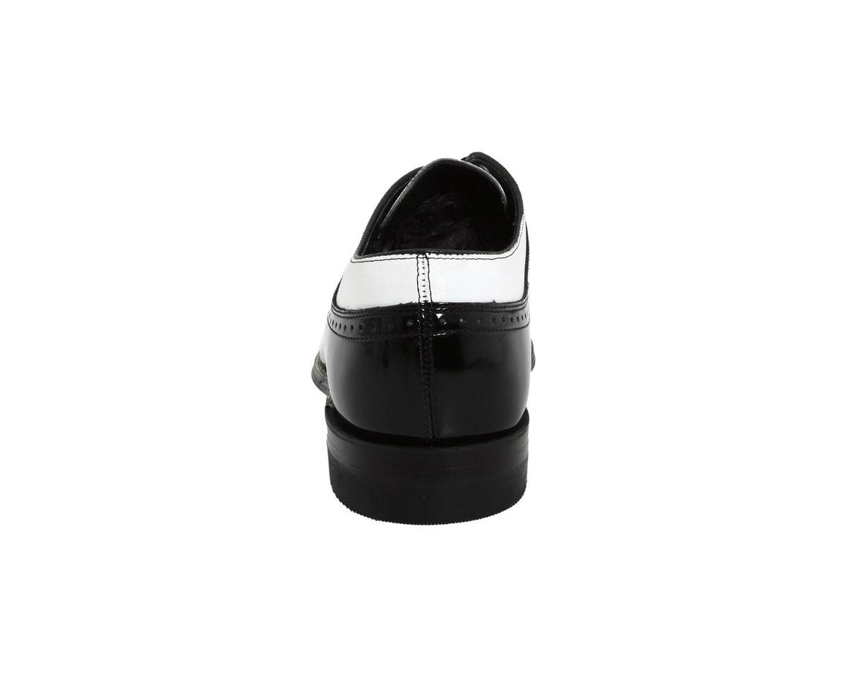 Men's Stacy Adams Dayton - Wingtip Black w/ White