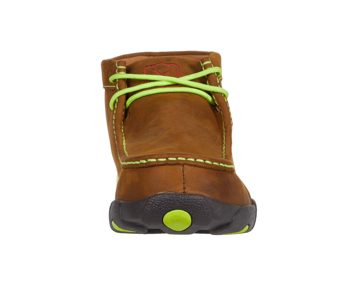 Men's Twisted X Work MDMST02 Distressed Saddle/Neon Yellow