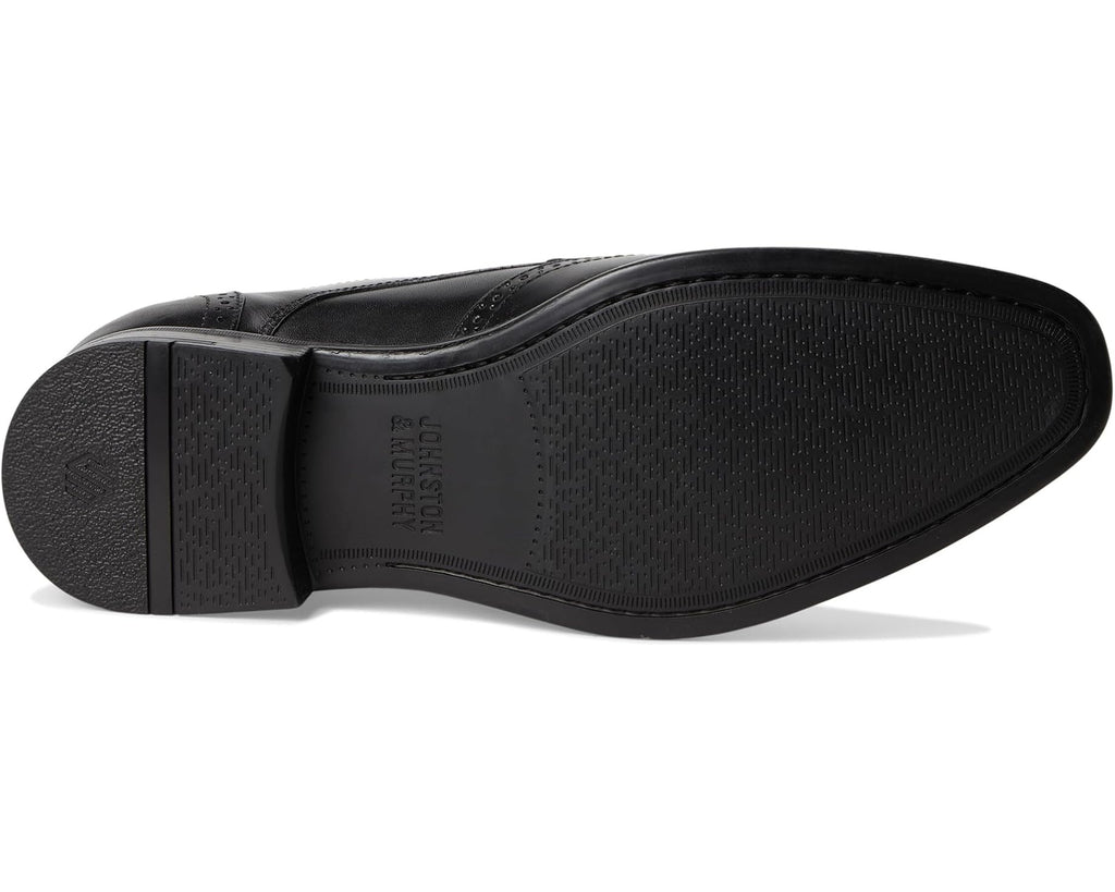 Men's Johnston & Murphy Gibbons Wingtip Black Full Grain