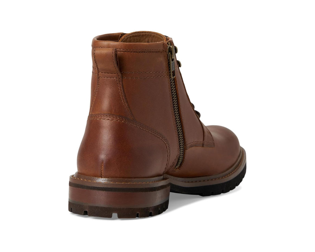 Men's Johnston & Murphy Barrett Plain Toe Boots Tan Full Grain 1
